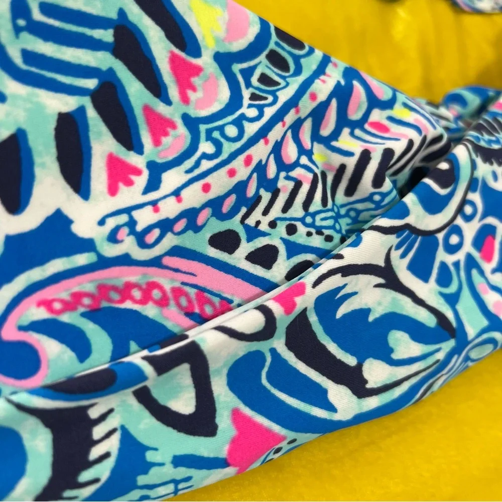 Aerie by‎ American Eagle Bikini Swimsuit Swim Criss Cross Top Bright